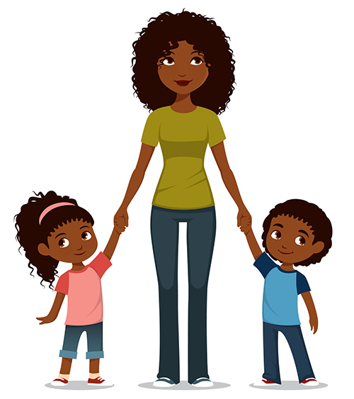 mon 2 kids
